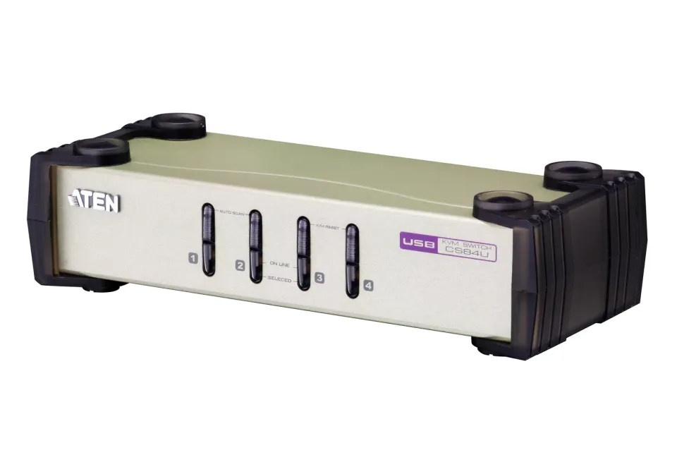 ATEN KVM switch CS-84U,USB Hub, 4PC