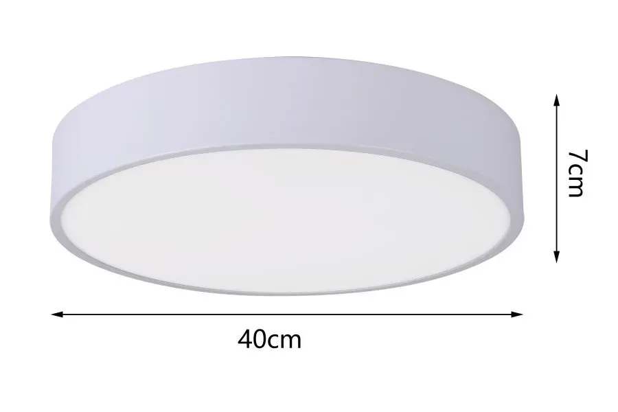 IMMAX NEO RONDATE SLIM Smart stropní svítidlo 40 x 7cm 28W bílé Zigbee 3.0, TUYA