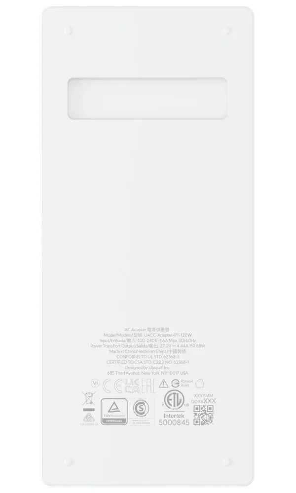 Ubiquiti UACC-Adapter-PT-120W, Power TransPort Adapter - Napájecí adaptér 27V, 120W