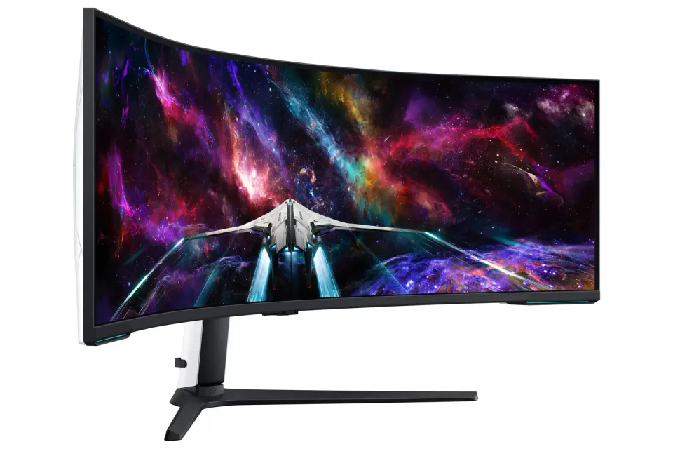 SAMSUNG MT LED LCD Gaming Monitor 57" Odyssey Neo G9, Quantum Matrix Tech. (mini LED), Dual UHD - Prohnutý 1000R, 240Hz