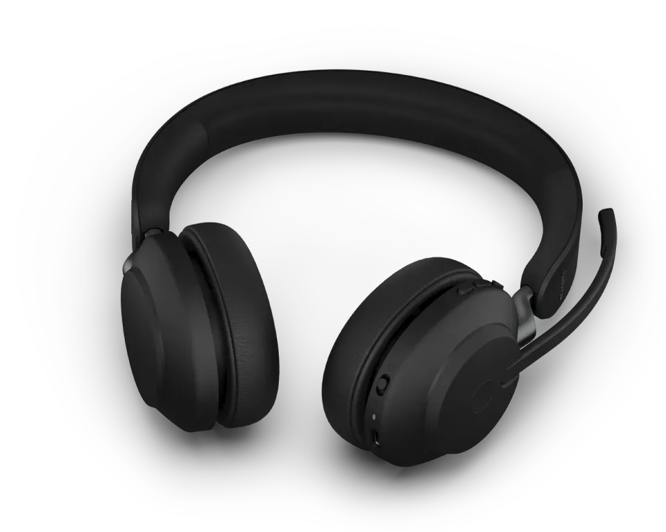 Jabra Evolve2 65/Stereo/USB-C/BT/Bezdrát/Černá
