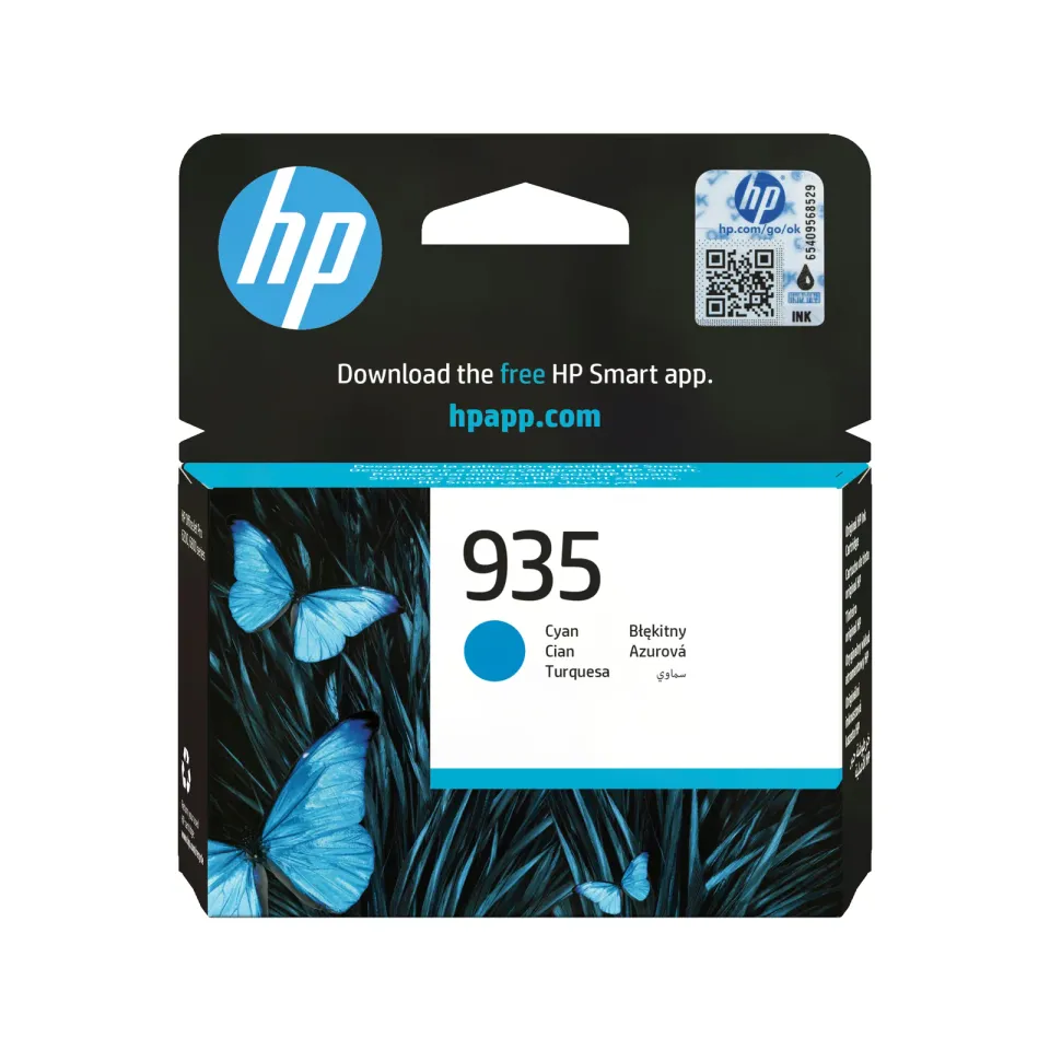 HP C2P20AE originální náplň azurová č.935 cca 400 stran (cyan, pro HP OfficeJet 6830, 6820, 6220, 6230)