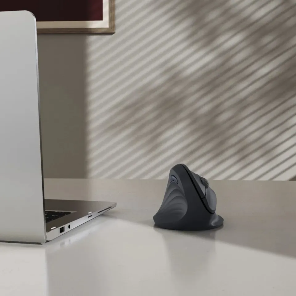 Hama vertikální ergonomická bezdrátová myš EWM-500L, pro leváky