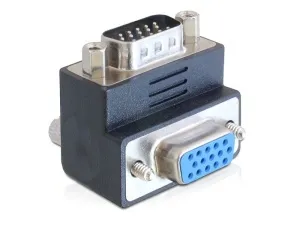 Delock adaptér VGA samec -> samice pravoúhlý (65289)