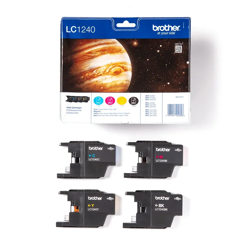 BROTHER LC-1240 originální sada inkoustů + černá