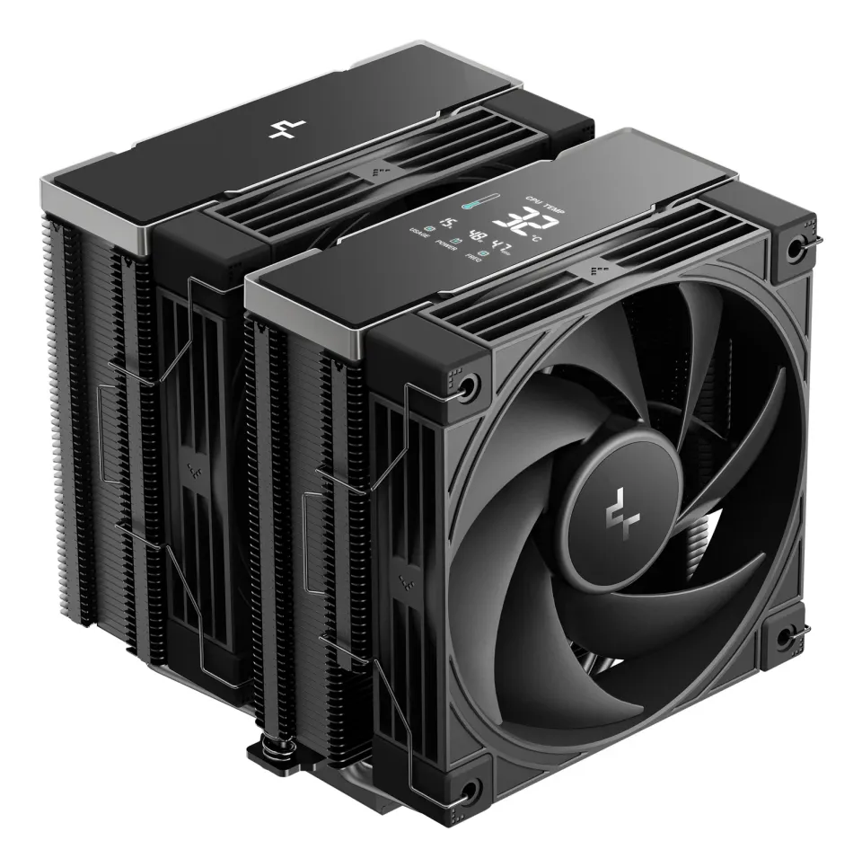 DEEPCOOL CPU Chladič AK620 G2 DIGITAL NYX, 2x120, LGA1851, AM5, černá