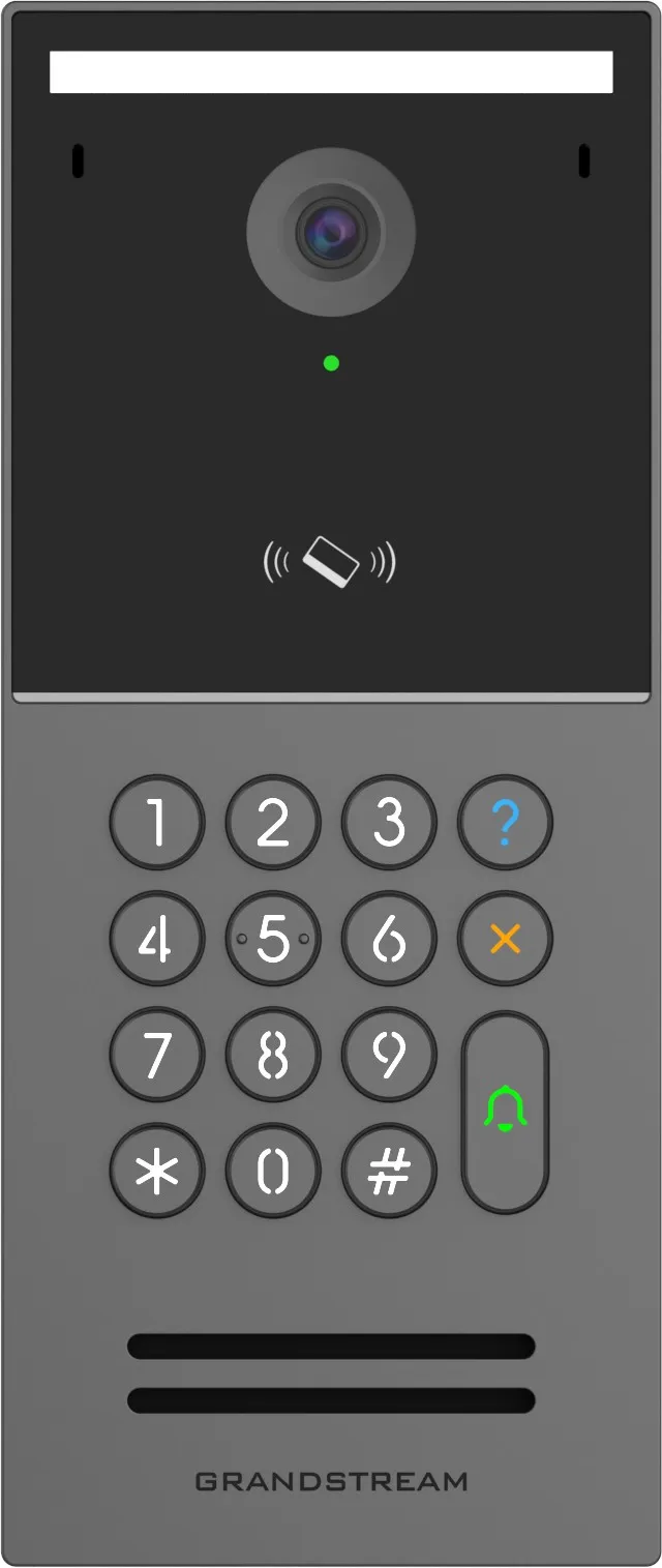 Grandstream GDS3725 dveřní video interkom, 4MP, IC a ID karty, NFC, Bluetooth, IP66