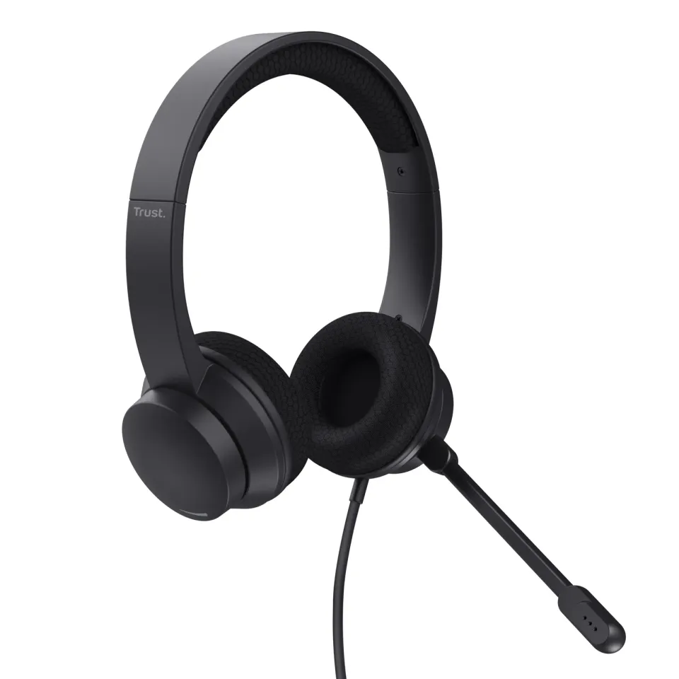 TRUST sluchátka s mikrofonem HS-260, USB, PC headset