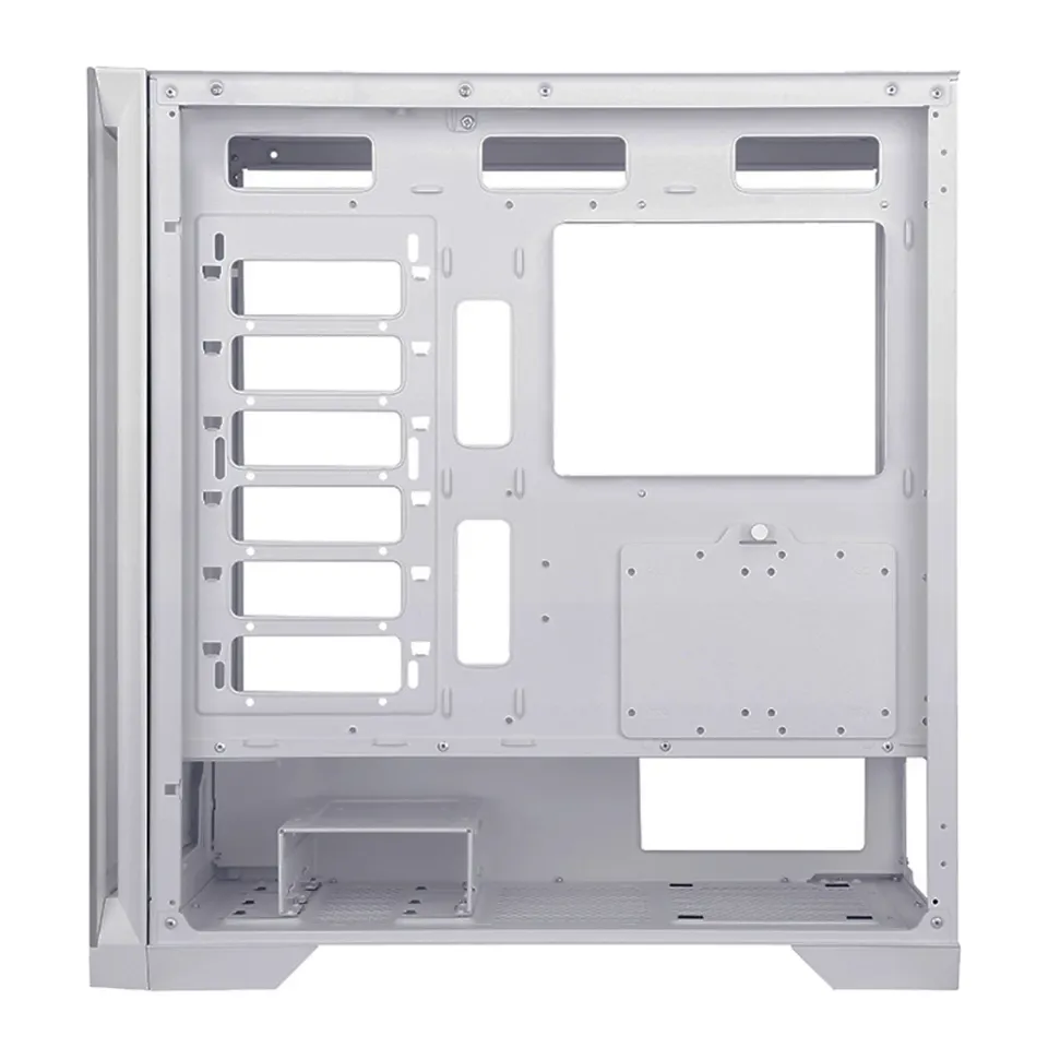 EVOLVEO Ptero Q2G, skříň ATX, 4x ARGB ventilátor, čelní+boční panel sklo, bílá