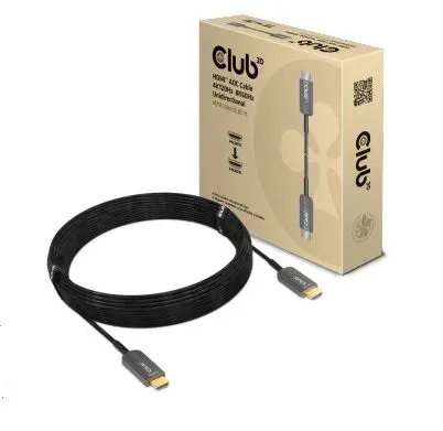 Club3D Kabel Ultra Rychlý HDMI™ Certifikovaný AOC Kabel 8K60Hz, 4K120Hz, 10m