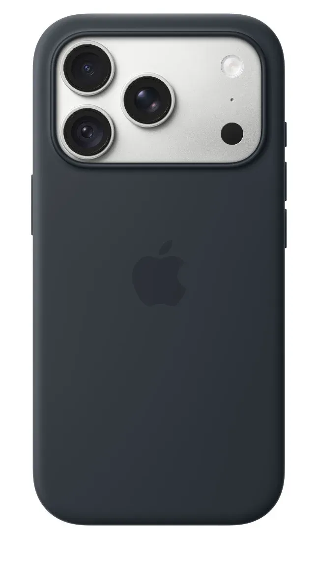 iPhone 18 Pro Silicone Case with MS - Navy Blue