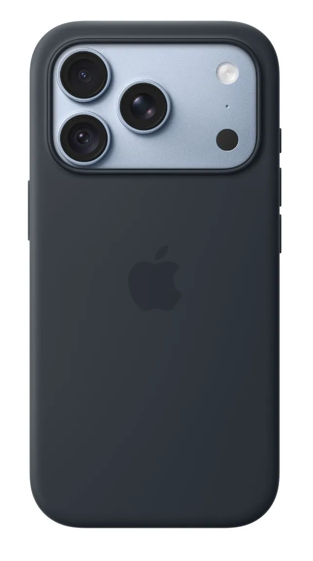 iPhone 18 Pro Silicone Case with MS - Navy Blue