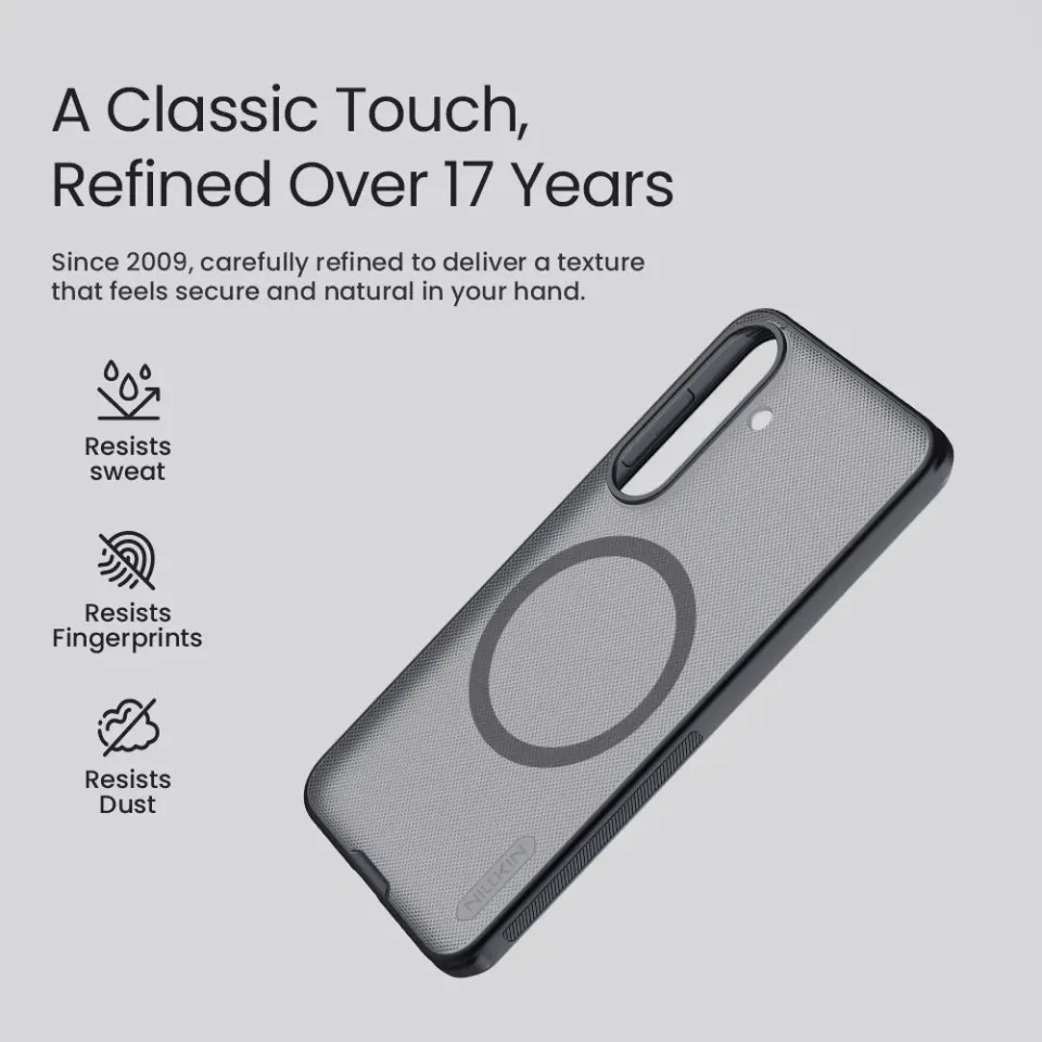 Nillkin Super Frosted PRO Magnetic Zadní Kryt pro Samsung Galaxy S26 FE Black