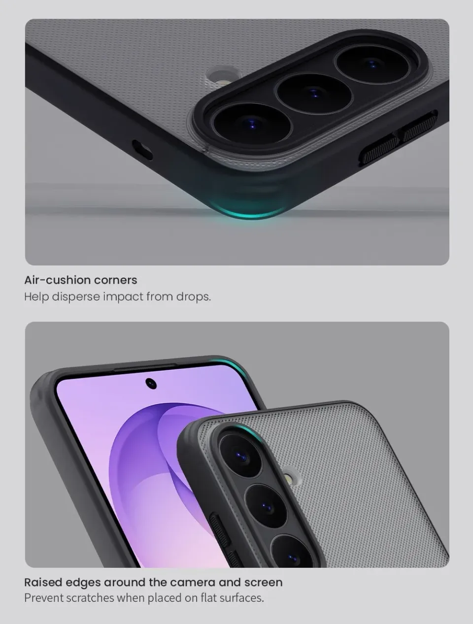Nillkin Super Frosted PRO Magnetic Zadní Kryt pro Samsung Galaxy S26 FE Black