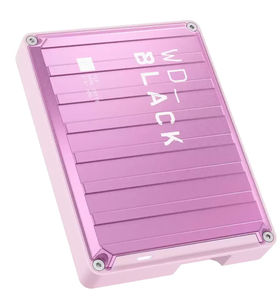 WD BLACK P10 Game Drive 4TB, růžový, 2.5", USB 3.2