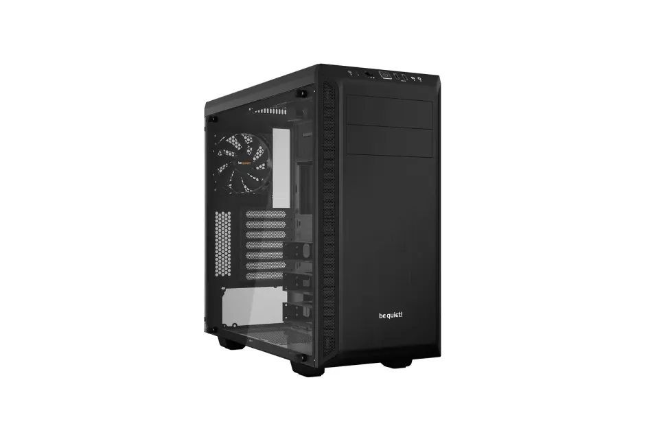Be quiet! skříň PURE BASE 600 Window / MidT / průhledná bočnice / bez zdroje / 2xUSB 3.0 / černá