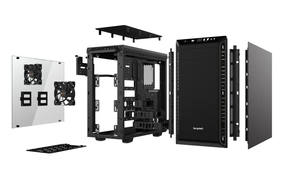 Be quiet! skříň PURE BASE 600 Window / MidT / průhledná bočnice / bez zdroje / 2xUSB 3.0 / černá