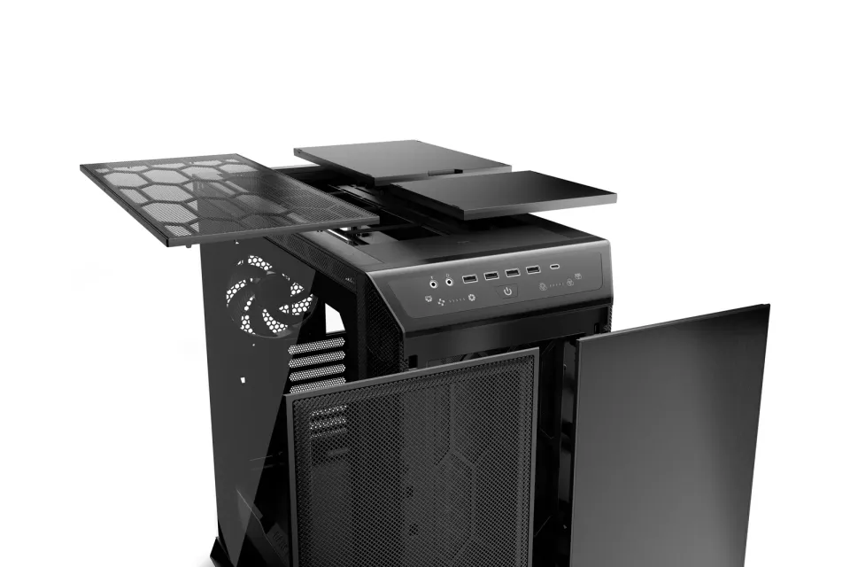 Be quiet! skříň DARK BASE PRO 901 Window / MidT / bez zdroje / 1x USB-C + 4x USB3 / průhledná bočnice / černá