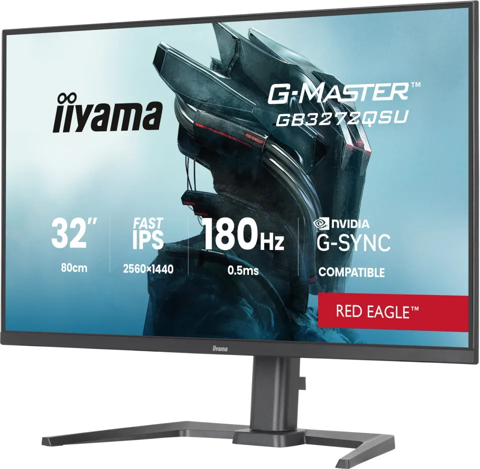 iiyama G-Master/GB3272QSU-B1/31,5"/IPS/QHD/180Hz/0,5ms/Černá/3R