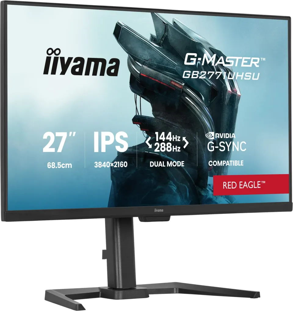 iiyama G-Master/GB2771UHSU-B1/27"/IPS/4K UHD/144Hz/0,8ms/Černá/3R