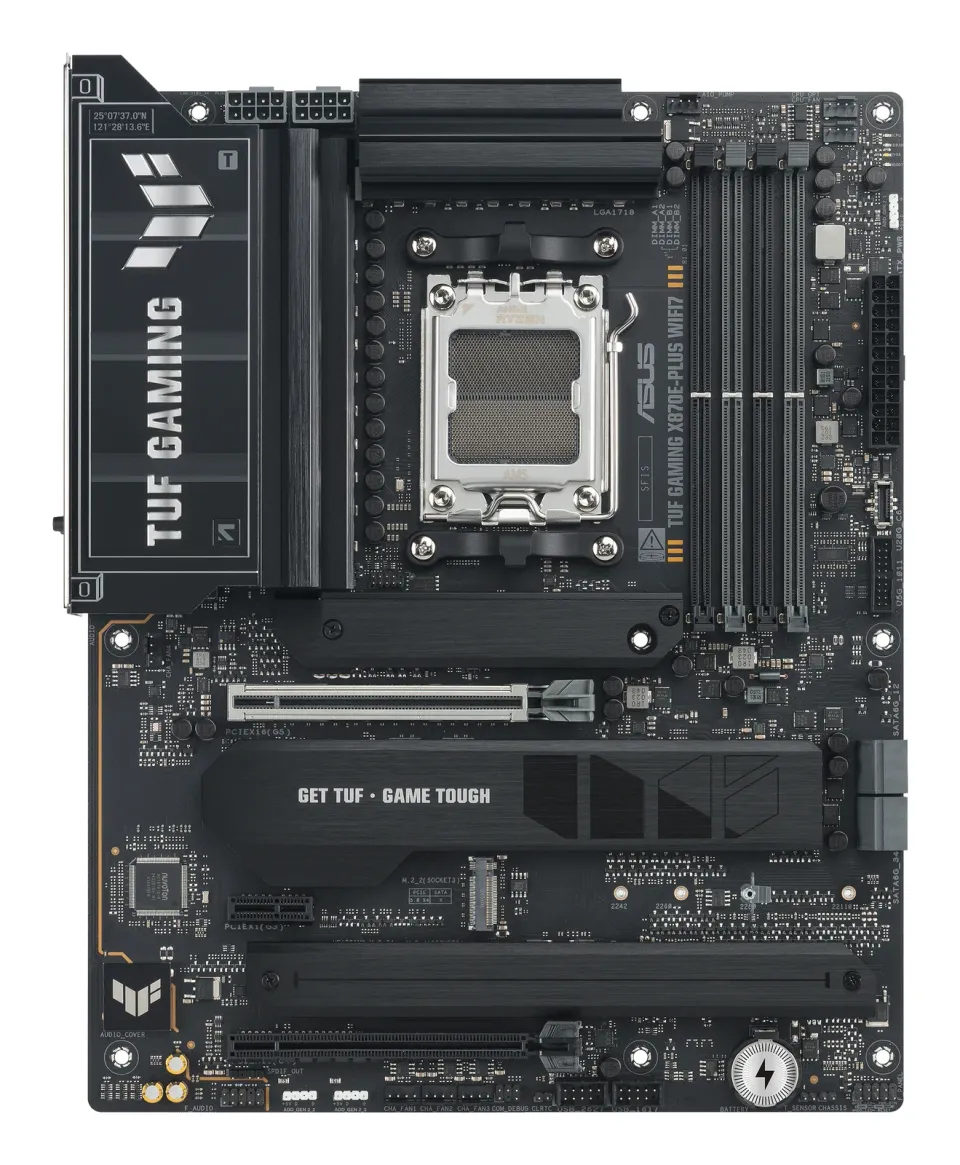 ASUS MB Sc AM5 TUF GAMING X870E-PLUS WIFI7, AMD X870E, 4xDDR5, 2xUSB-C 4.0, 1xHDMI