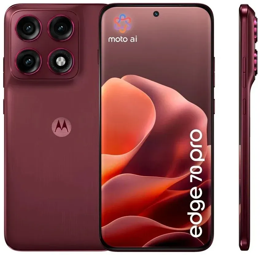 MOTOROLA EDGE 70 PRO 5G 8+256GB Dual SIM PANTONE Zinfandel (Red)