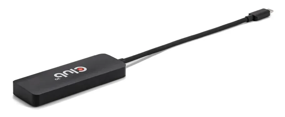 Club3D hub MST USB-C na 3xHDMI, Single: 8K30Hz, Triple: 4K60Hz