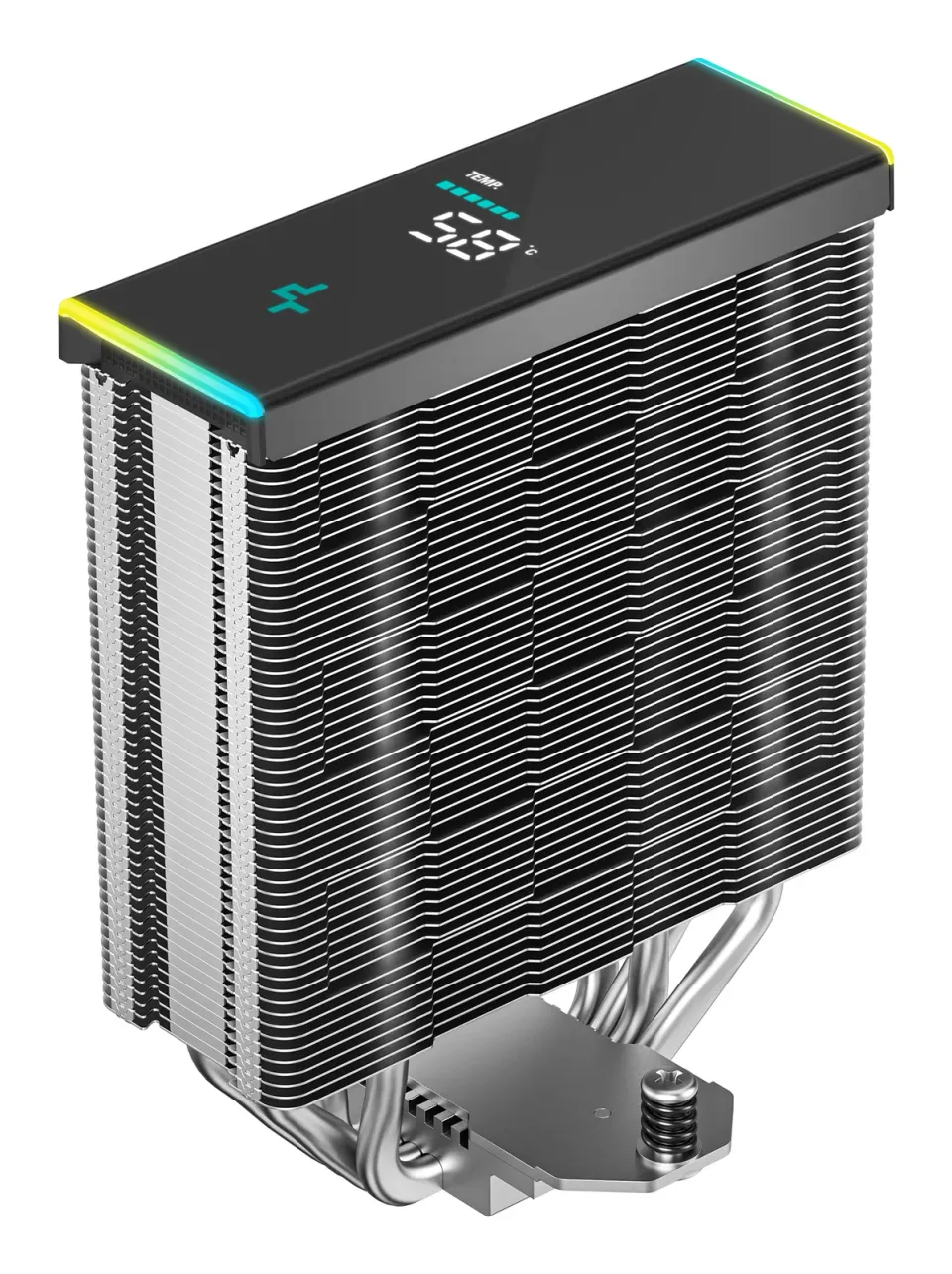 DEEPCOOL CPU Chladič AK400 DIGITAL SE, 1x120mm, LGA1851, AM5, černá