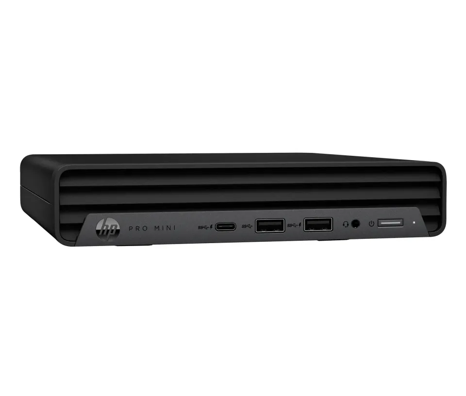HP PC Pro Mini 400G9 i3-14100T,1x8GB,512GB M.2 NVMe,Intel HD 2xDP+HDMI,WiFi 6E+BT, usb kl. myš, 90W, Win11Pro, 3y onsite