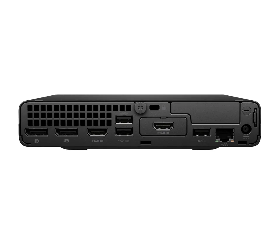 HP PC Pro Mini 400G9 i3-14100T,1x8GB,512GB M.2 NVMe,Intel HD 2xDP+HDMI,WiFi 6E+BT, usb kl. myš, 90W, Win11Pro, 3y onsite