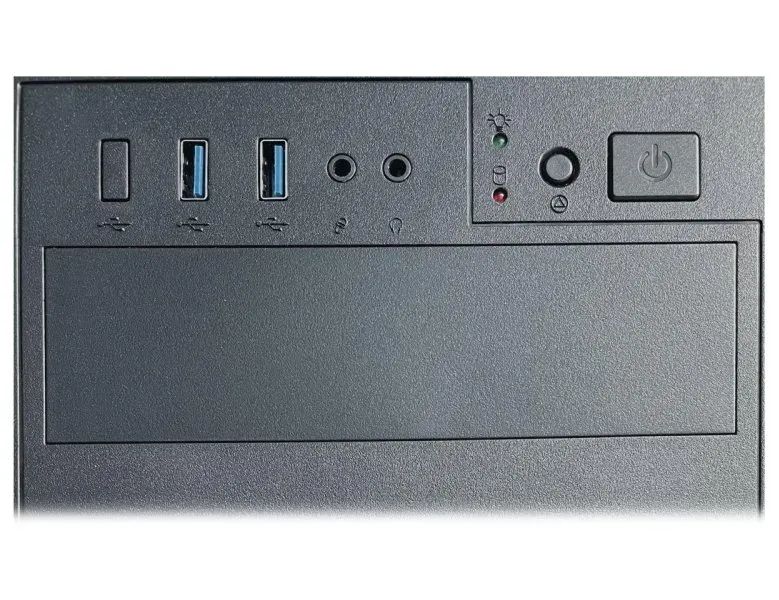 EUROCASE skříň ML M6-505B, Midi Tower, 2x USB 3.0, 2x audio, bez zdroje