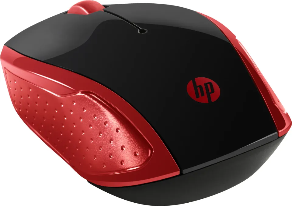 HP myš - 200 Mouse, Wireless, Empress red