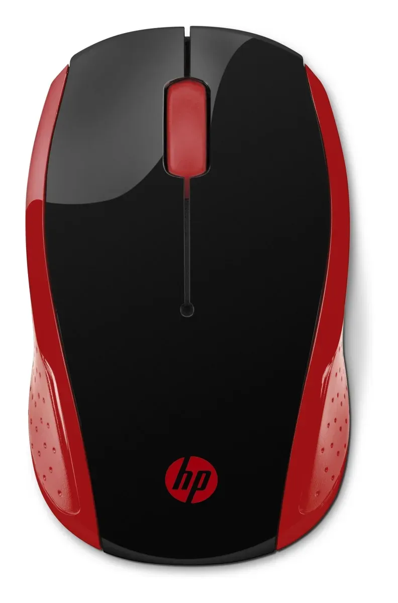 HP myš - 200 Mouse, Wireless, Empress red