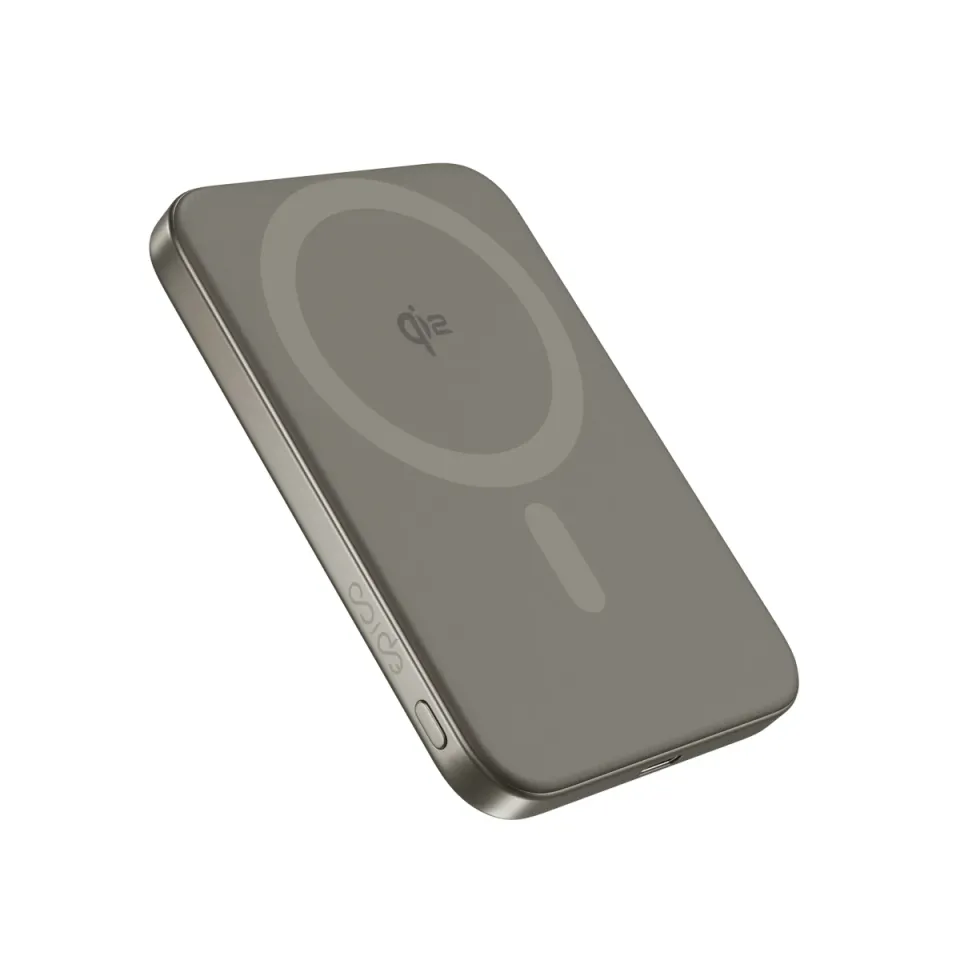 Epico Qi2 5000mAh Alu Mag+ PowerBanka EM51 -titan