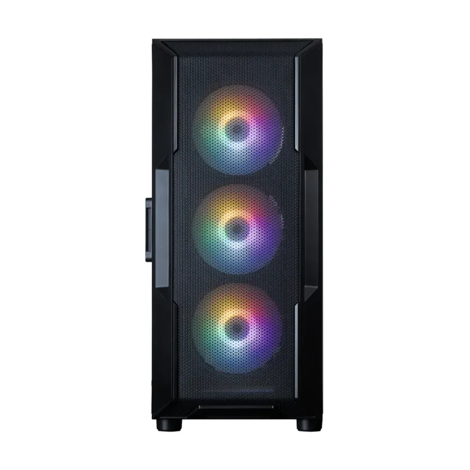 Zalman skříň i3 Neo V2 Black / ATX / 4x 120mm RGB Fan / 2x USB 3.0 / černá