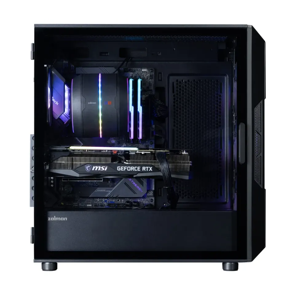 Zalman skříň i3 Neo V2 Black / ATX / 4x 120mm RGB Fan / 2x USB 3.0 / černá