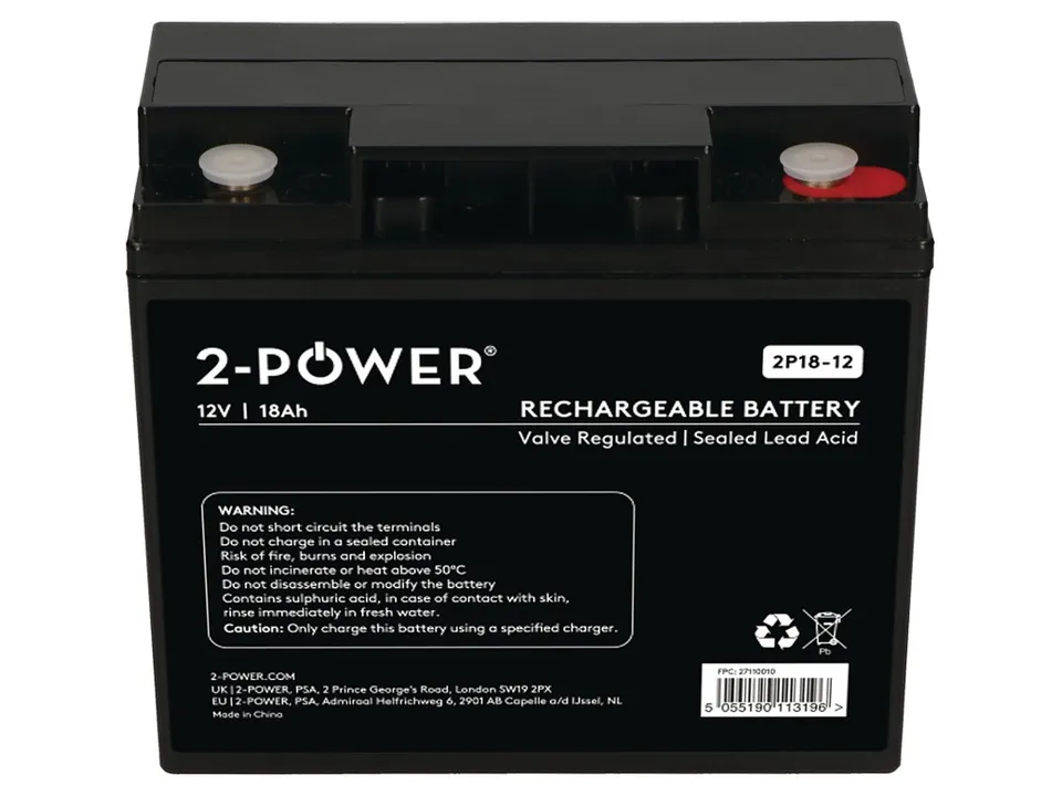 2-Power 2P18-12 12V 18Ah VRLA Baterie