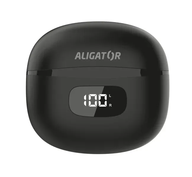Sluchátka ALIGATOR PODS ANC TWS08, černá