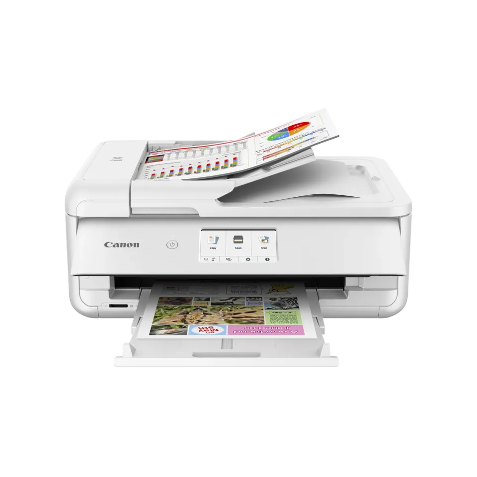 Canon PIXMA Tiskárna TS9551Ca white - barevná, MF (tisk,kopírka,sken,cloud), duplex, USB,LAN,Wi-Fi,Bluetooth