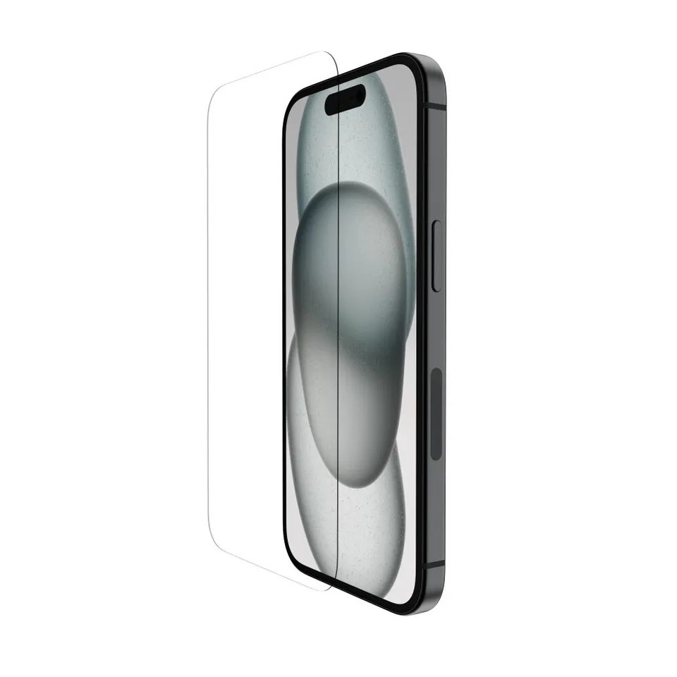 Belkin SCREENFORCE TemperedGlass Anti-Microbial ochranné sklo pro iPhone 16 / 15