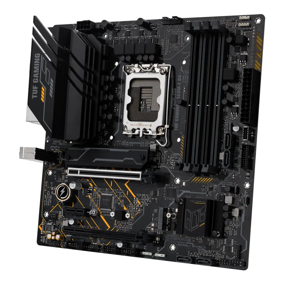 ASUS MB Sc LGA1700 TUF GAMING B660M-E D4, Intel B660, 4xDDR4, 1xHDMI, 1xDP, mATX