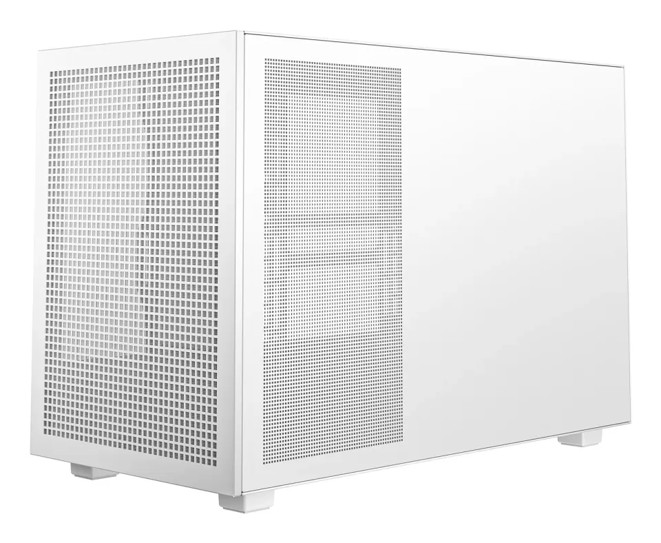 DEEPCOOL Case CH260 WOOD WH, mATX, Průhledná bočnice, bílo-dřevěná