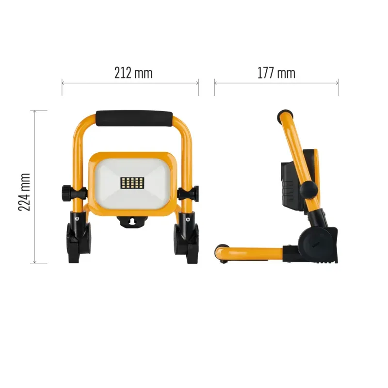 EMOS PŘENOSNÝ NABÍJECÍ LED REFLEKTOR ACCO 10W, 1000LM, IP54
