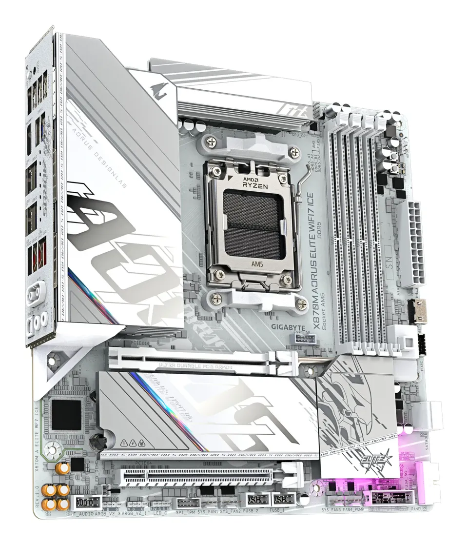 GIGABYTE X870M AORUS ELITE WIFI7 ICE/AM5/mATX