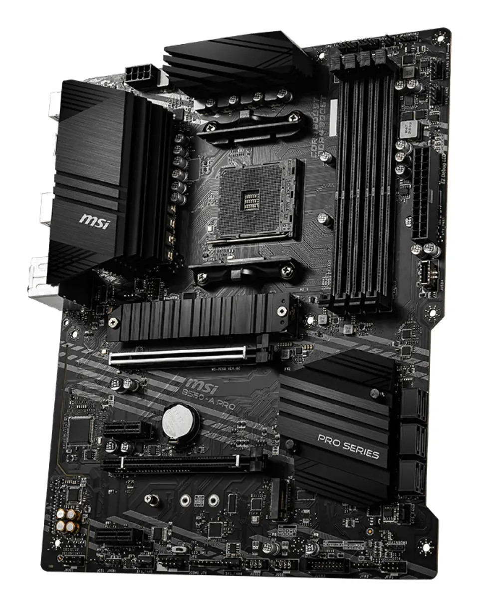 MSI B550-A PRO, AM4, AMD B550, 4x DDR4, ATX