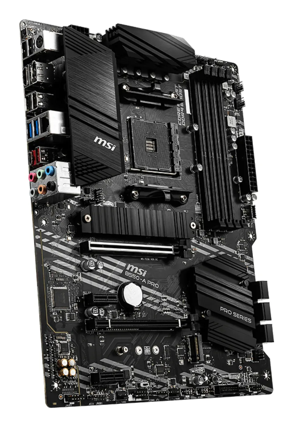MSI B550-A PRO, AM4, AMD B550, 4x DDR4, ATX