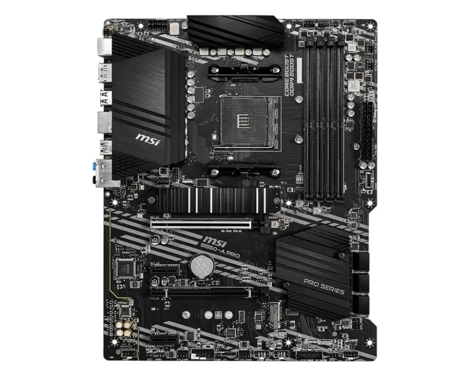 MSI B550-A PRO, AM4, AMD B550, 4x DDR4, ATX