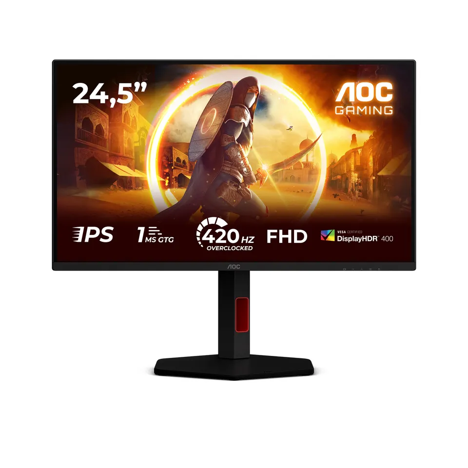 AOC AGON/25G4KUR/24,5"/IPS/FHD/420Hz/0,3ms/Černá/3R
