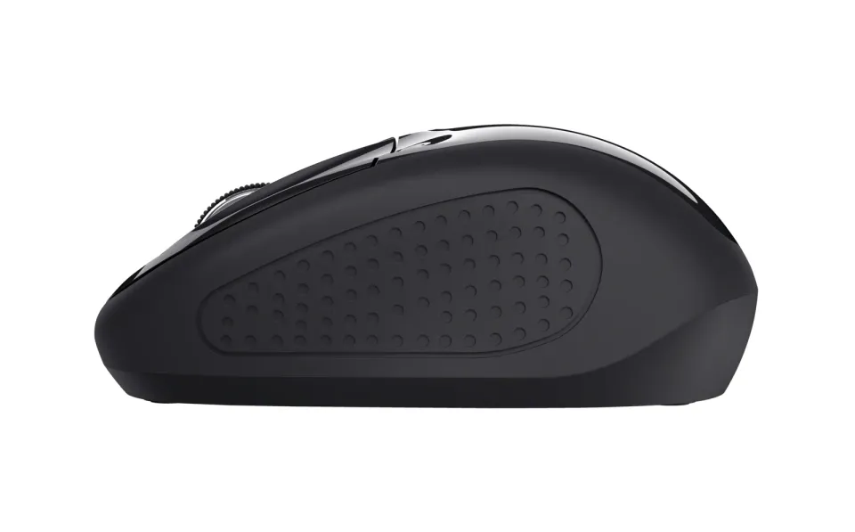 TRUST BASICS/Kancelářská/Optická/1 600 DPI/Bezdrátová USB/Černá