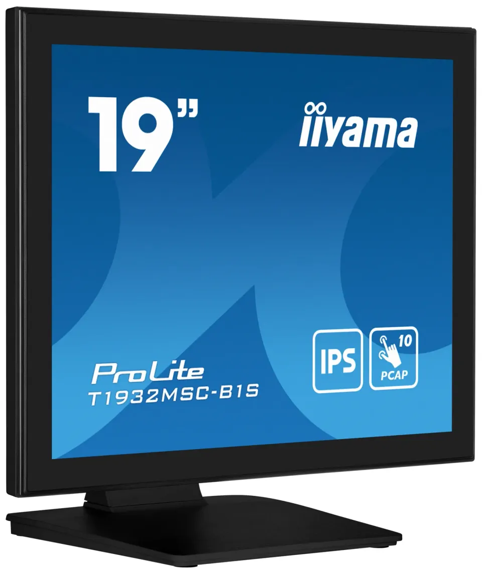 19" iiyama T1932MSC-B1S:IPS,SXGA,PCAP,HDMI,DP